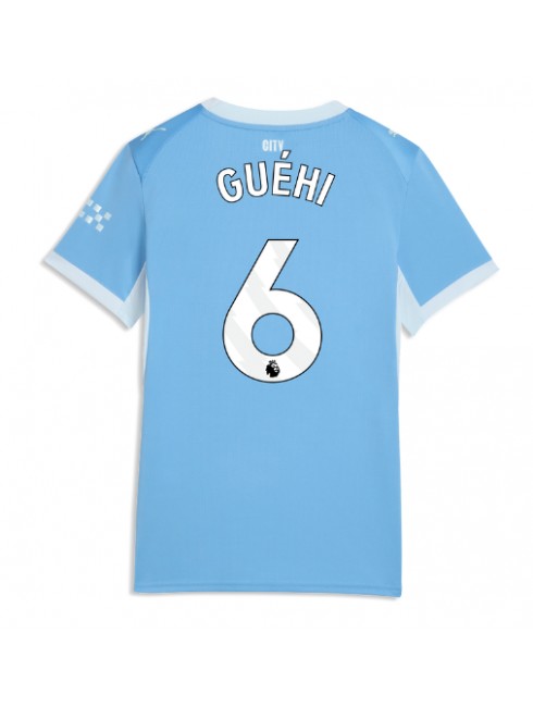 Manchester City Marc Guehi #6 Heimtrikot für Frauen 2026-27 Kurzarm Manchester City Marc Guehi #6 Heimtrikot für Frauen 2026-27 Kurzarm
